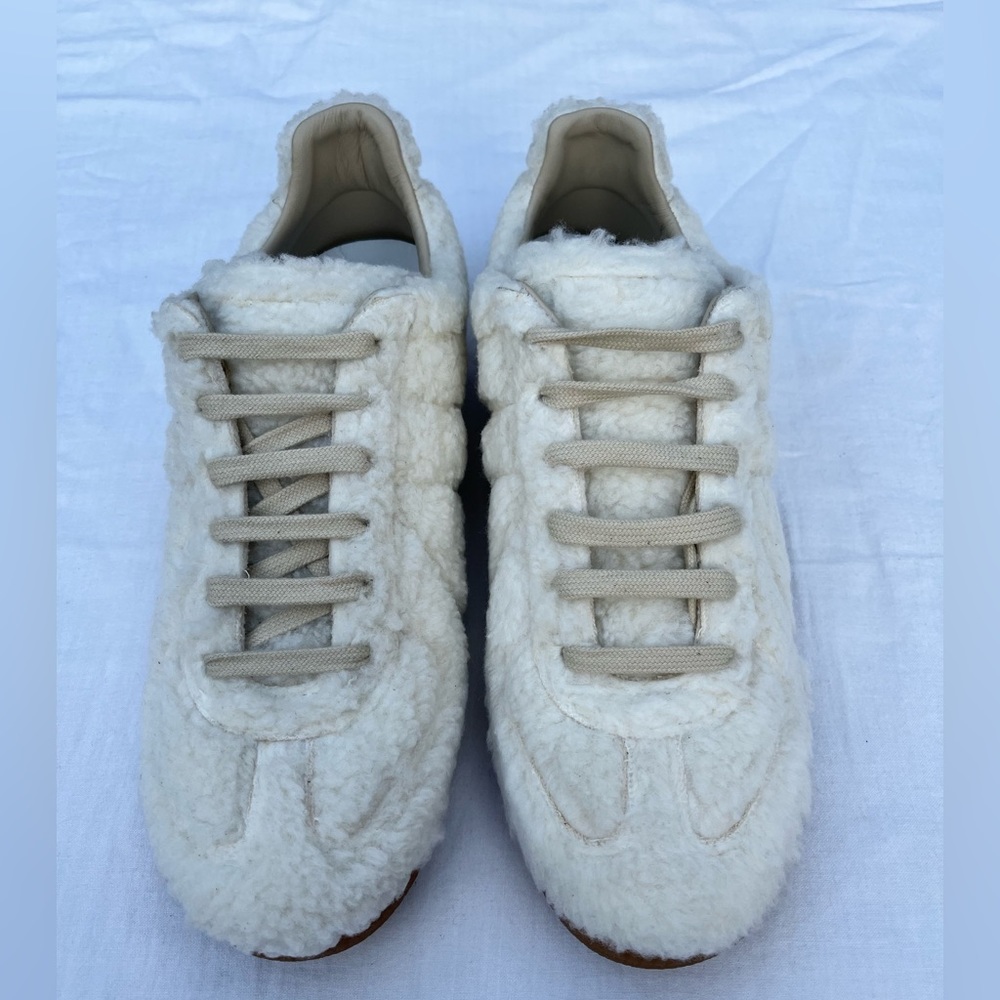 Faux Fur Maison Margiela’s - light ecru